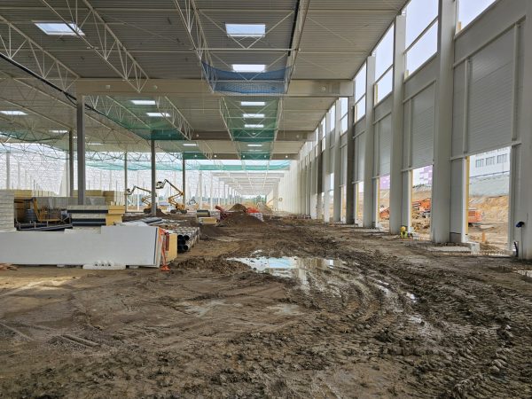 DL Invest Park Psary - Centrum Logistyczne - wizja lokalna budowy - szacowanie zakresu prac przy montażu odbojnic